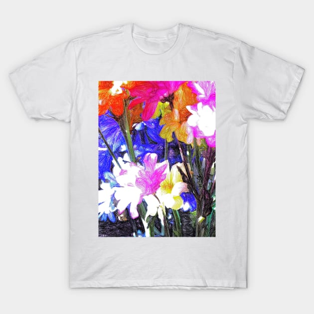 The Flowers 4 by Kristalin Davis T-Shirt by Kristalin Davis